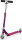 Micro Sprite LED Scooter, lila, Aluminium, LED-Dynamo-Räder, höhenverstellbar 63–95 cm, bis 100 kg, für Kinder & Jugendliche