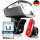 VELMIA L100 LED bicycle light set, 100 lux, USB-C, IPX4, StVZO-approved, rear light with brake light