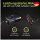 VELMIA L100 LED bicycle light set, 100 lux, USB-C, IPX4, StVZO-approved, rear light with brake light