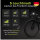 VELMIA L100 LED bicycle light set, 100 lux, USB-C, IPX4, StVZO-approved, rear light with brake light