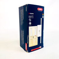 ABUS TSS550 + EC550 door bar lock, white, metal, apartment entrance door, cylinder with pull protection, keyed differently, 3 reversible keys