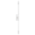 ABUS TSS550 + EC550 door bar lock, white, metal, apartment entrance door, cylinder with pull protection, keyed differently, 3 reversible keys