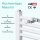 doporro RHE-120x60w bathroom radiator 1200x600 mm, white, vertical, towel warmer, hot water operation