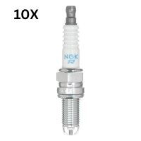 NGK DCPR8EKC 7168 Spark Plugs, 10 pieces, Double...