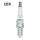 NGK DCPR8EKC 7168 Zündkerzen, 10 Stück, Doppel-Elektrode, langlebig, gelbe Verpackung