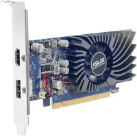 ASUS GeForce GT1030-2G-BRK Graphics Card, 2GB GDDR5, Compact, HDMI/DVI, Quiet Operation, Black