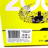 Ryobi R18CK2G-1C20G Cordless Machine Set, 18V ONE+, 2Ah Battery, 1 Battery, 1.5A Quick Charger