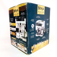 Ninja Luxe Café Premier ES601UK Espresso Machine, 1650W, Portafilter, Milk Frother, Programmable, Stainless Steel