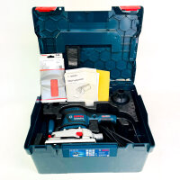 Bosch GSS 230 AVE Schwingschleifer, L-BOXX, Zusatzhandgriff, 3 Schleifblätter C470, vibrationsarm