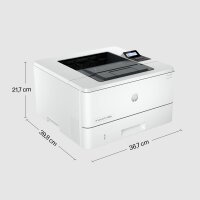 HP LaserJet Pro 4002dw Laserdrucker, Duplexdruck, schnelles Drucken, WLAN, USB, Ethernet, App-Steuerung, Wolf Pro Security