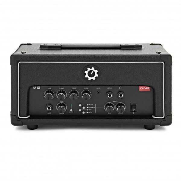 G4M GA-20E Guitar Amplifier Head, 20W, Integrated Effects, Headphone Output, Compact, Ideal for Rehearsal Room and Stage