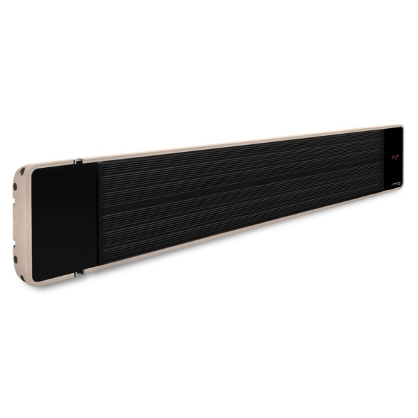TROTEC IRD 1800, Infrarot-Dunkelstrahler, 1800 W, IP55, Outdoor-Heizstrahler, 3 Stufen, Fernbedienung, 45° schwenkbar, schwarz