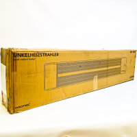 TROTEC IRD 1800, Infrarot-Dunkelstrahler, 1800 W, IP55, Outdoor-Heizstrahler, 3 Stufen, Fernbedienung, 45° schwenkbar, schwarz
