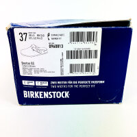 Birkenstock Boston Leo 0960813 clogs, size 37, narrow fit, brown, comfortable leather slipper with animal print