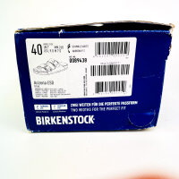Birkenstock Arizona ESD 0089438, Unisex sandal, size 40, narrow width, ESD sandal, Birko-Flor, blue