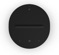 Sonos Era 100 Smart Speaker, 200W, Wi-Fi/Bluetooth, Alexa-kompatibel, Stereo, 15kHz, Schwarz, Tischgerät, Kunststoff