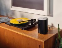 Sonos Era 100 Smart Speaker, 200W, Wi-Fi/Bluetooth, Alexa compatible, Stereo, 15kHz, Black, Tabletop, Plastic