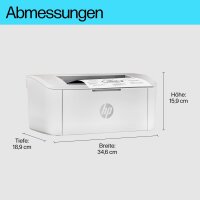 HP LaserJet M110w Monolaserdrucker, WLAN/USB, AirPrint, App-Steuerung, 20 S./Min., 600x600 dpi, netzwerkfähig, 220-240V
