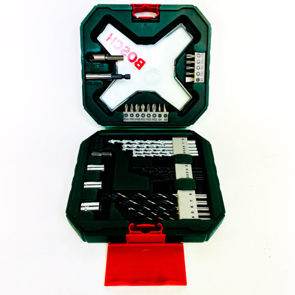 Bosch 2607010608 X-Line Classic, 34-piece, drill and screwdriver set, for wood/stone/metal, accessories for drills