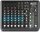 ALTO TrueMix 800FX Audio Mixer, 4 XLR microphone inputs, USB interface, Bluetooth, effects, ideal for podcasts, recording, live performances, DJs