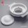 Ergovent Rondo-100 ventilation valve 100 mm, frameless, round, plasterable, magnetic disc valve, paintable diffuser