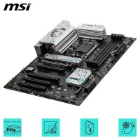 MSI B760 Gaming Plus WIFI DDR4, Mainboard, Intel Sockel 1700, ATX, WiFi, PCIe 4.0, USB 3.2, HDMI, DisplayPort