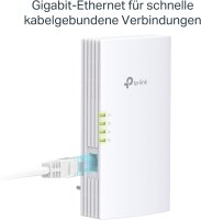 TP-Link TL-WPA7817 KIT Powerline-Adapter, AV1000, WiFi 6 AX1500, Dual-Band, Gigabit-LAN, Plug & Play, HomePlug AV/AV2 kompatibel