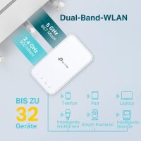 TP-Link RE330 AC1200 Mesh-WLAN-Repeater, WLAN-Verstärker mit App-Steuerung und Signalstärkeanzeige