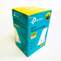 TP-Link TL-WA850RE WLAN-Repeater, 300 Mbit/s, Ethernet-Port, WPS, AP-Modus, App-Steuerung, LED abschaltbar, universal kompatibel, Weiß
