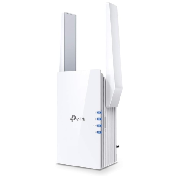 TP-Link RE605X AX1800 WLAN-Repeater, Dual-Band, Mesh, 1200 Mbit/s 5 GHz, 574 Mbit/s 2,4 GHz, Gigabit, OneMesh, Signalanzeige, AP-Modus, Weiß