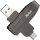 Netac US8 512GB externe SSD, tragbar, USB-C & USB 3.2, bis 550 MB/s, schneller Speicher für Fotos, Videos, Musik, Dateien