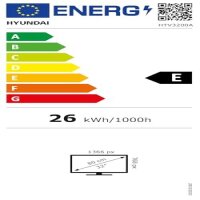 Hyundai HTV3200A 32-Zoll LED-Smart-TV, HD, Android 12, 2x HDMI, Dolby Digital, DVB-T2/C/S2, Schwarz