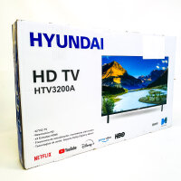 Hyundai HTV3200A 32-Zoll LED-Smart-TV, HD, Android 12, 2x HDMI, Dolby Digital, DVB-T2/C/S2, Schwarz