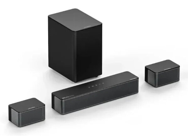 ULTIMEA Poseidon M4T U2522 5.1 Dolby Atmos Soundbar, Bluetooth, HDMI, App-Steuerung, SurroundX, kabelloser Subwoofer, 410W, Schwarz