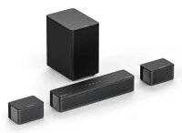 ULTIMEA Poseidon M4T U2522 5.1 Dolby Atmos Soundbar, Bluetooth, HDMI, App-Steuerung, SurroundX, kabelloser Subwoofer, 410W, Schwarz