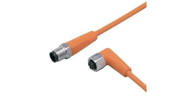 ifm electronic EVT099 Connection cable 20m, M12 sensor-actuator cable, 4-pin, male-female, AWG22, 250V AC/300V DC, 4A, industrial cable