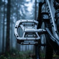 Shimano PD-GR500 platform pedals, flat pedals, silver, for downhill, trail, enduro, non-slip, durable