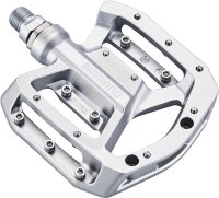 Shimano PD-GR500 platform pedals, flat pedals, silver, for downhill, trail, enduro, non-slip, durable