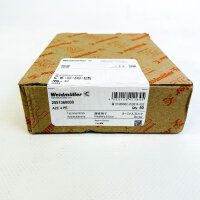 Weidmüller A2C 4 PE 2051360000 Schutzleiter-Klemmenblock, 50 Stück, grün-gelb, für Hutschiene, 4 mm²