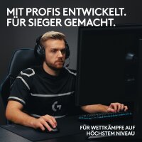 Logitech G PRO X TKL LIGHTSPEED, 920-012131, wireless RGB gaming keyboard, QWERTY DE, tactile FRA keys, 2.4 GHz/Bluetooth, black