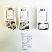 tado° Smart Radiator Thermostat 3-pack, Model V3P-3SRT01-AZ-ML-00, Wi-Fi, digital, white, intelligent heating control