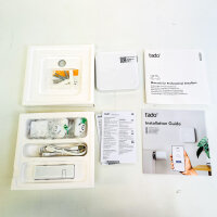 tado° Smart Thermostat V3+, wired, WiFi Starter Kit, app control, compatible with Alexa/Siri/Google, for underfloor heating & boilers, white