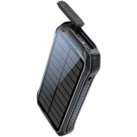 NEUTRON PNSBLK Solar-Powerbank 10000 mAh, IPX65, USB-C,...