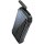 NEUTRON PNSBLK Solar-Powerbank 10000 mAh, IPX65, USB-C, Camping-Taschenlampe, Solarladegerät Outdoor, Schwarz