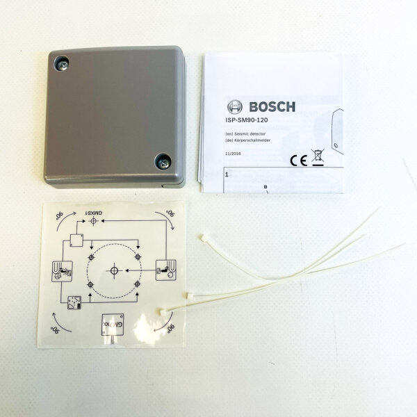 BOSCH ISP-SM90-120 vibration detector, safe monitoring, high sensitivity, tamper protection, easy installation