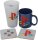 GB-Auge PlayStation Classic Gift Set GFB0061, Mug, Large Glass, 2 Coasters, Gaming Merch, Controller Icons