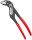VIRAX 018218 Water Pump Pliers 250 mm, Extra Large Jaw Opening, Coated, Pipe Wrench, Black/Red