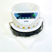 VEVOR KSW550-1 Coin Counting Machine, 220–240V, 20W, LCD Display, Counts up to 850 Coins, Euro Coin Sorter