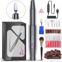 Xoali ND-02 electric nail drill, 25,000 rpm, 12-in-1 set,...