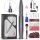 Xoali ND-02 elektrischer Nagelfräser 25.000 U/min, 12-in-1 Set, einstellbare Geschwindigkeit & Richtung, für Gel- & Acrylnägel, Star Grey